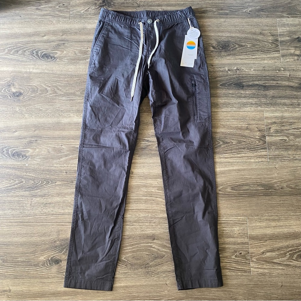 VUORI Women’s Long Charcoal Ripstop Hiking Outdoor Athletic Pants NEW NWT XS